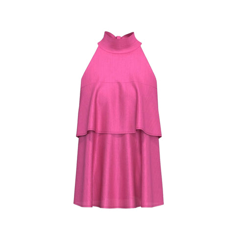 Emme Marella Top Top Donna con balze e fiocco 42 - Francavilla Moda